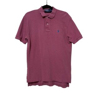Vintage Polo By Ralph Lauren Polo Shirt Men’s M Pink Short Sleeve Golf Pullover
